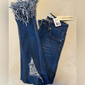 Fringe jeans